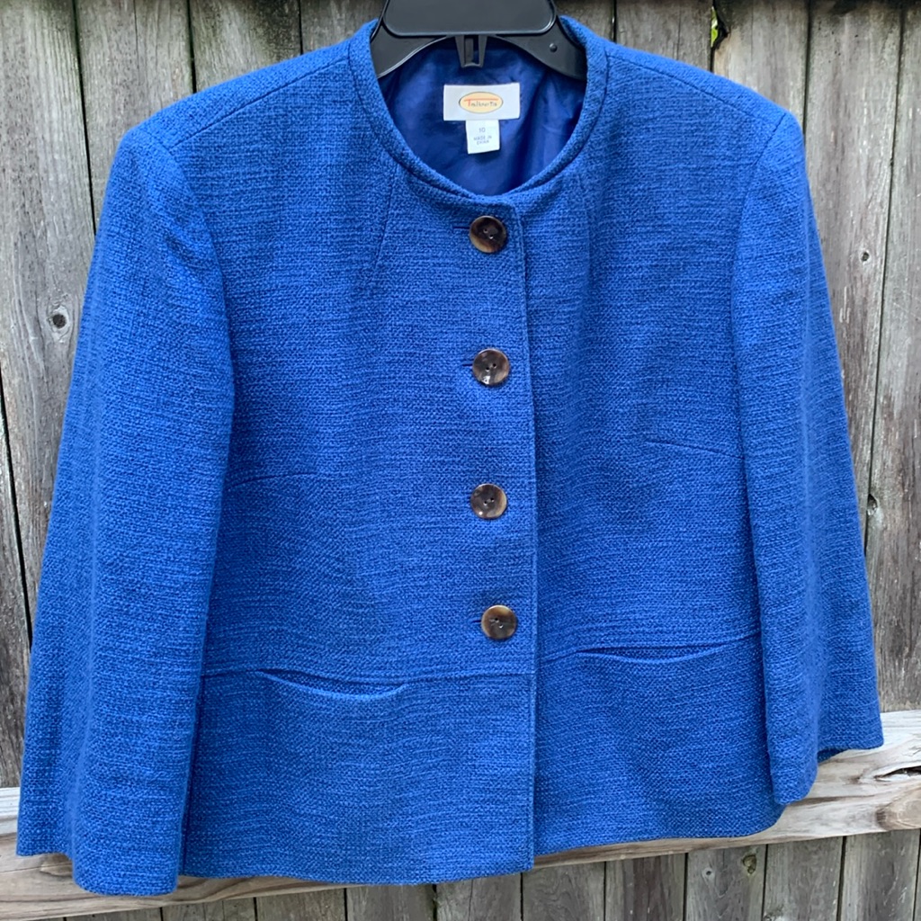 Talbots Size 10 Cotton Blend Blazer!